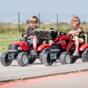 FALK Traktor na Pedały Case Czerwony Duży z Przyczepką od 3 lat