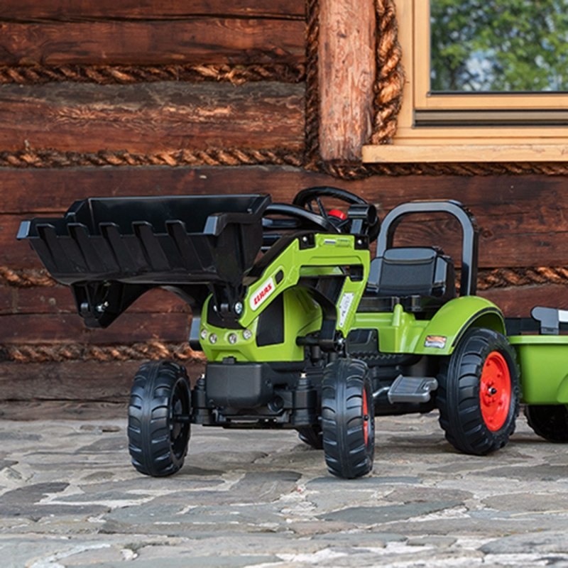 Falk Traktor Claas z Przyczepą i Łyżką na pedały Falk Traktor Claas z Przyczepą i Łyżką na pedały
