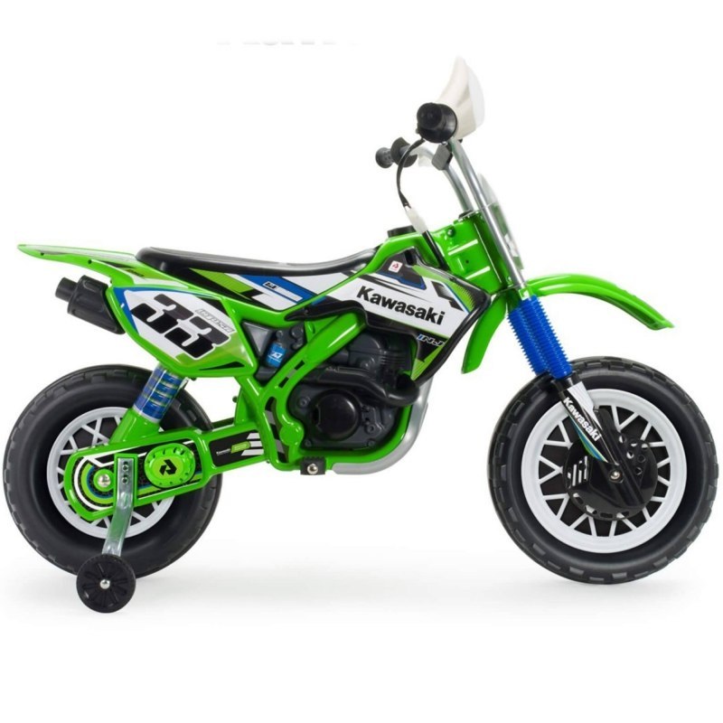 INJUSA Kawasaki Motor Elektryczny Cross 12V + boczne kółka INJUSA Kawasaki Motor Elektryczny Cross 12V + boczne kółka