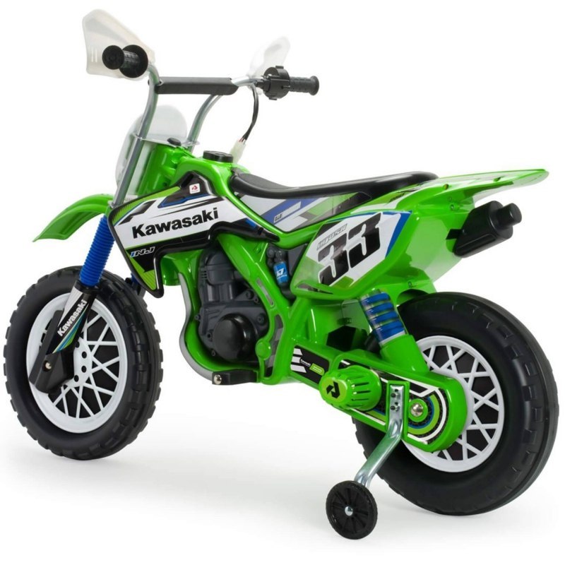INJUSA Kawasaki Motor Elektryczny Cross 12V + boczne kółka INJUSA Kawasaki Motor Elektryczny Cross 12V + boczne kółka