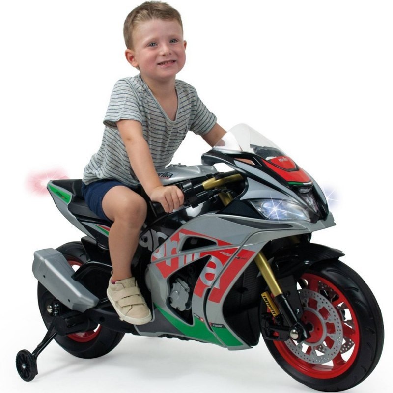 INJUSA Motorek Elektryczny Aprilia Akumulator 12V INJUSA Motorek Elektryczny Aprilia Akumulator 12V