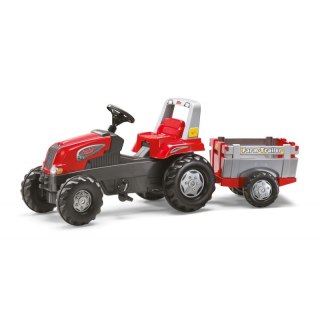 Rolly Toys RollyJunior RT - Traktor na pedały z przyczepą Junior 3-8 lat do 50kg