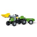 Rolly Toys rollyKid Traktor na pedały z Łyżką i Przyczepą