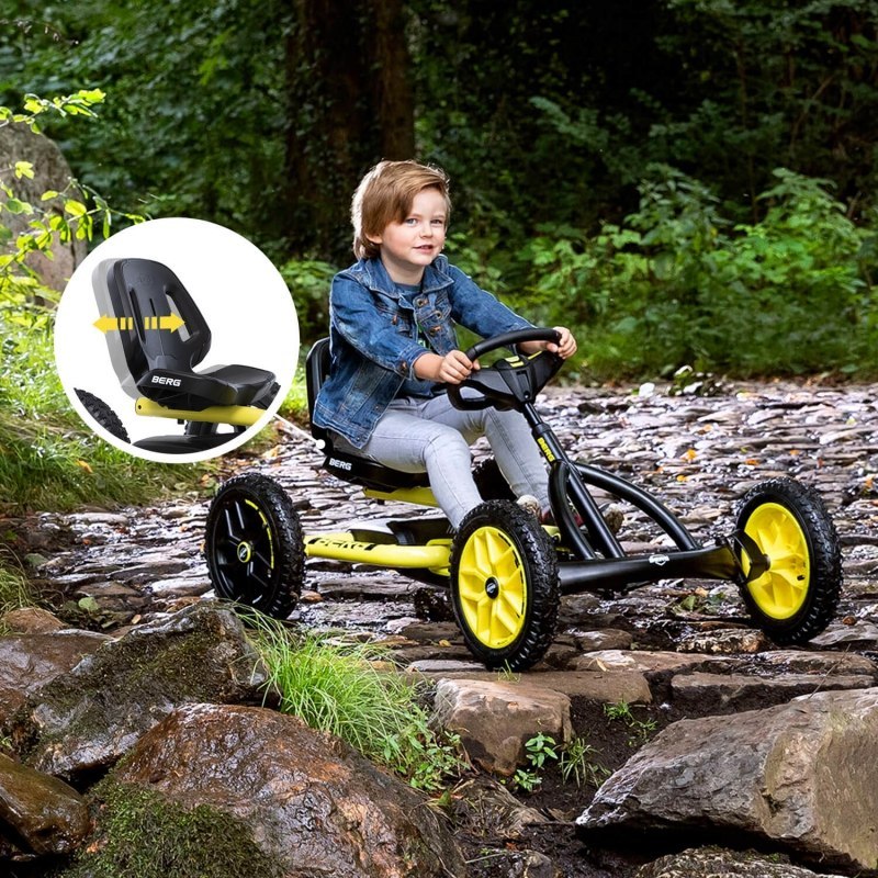 BERG Gokart na Pedały Buddy Cross od 3 do 8 lat do 50 kg BERG Gokart na Pedały Buddy Cross od 3 do 8 lat do 50 kg