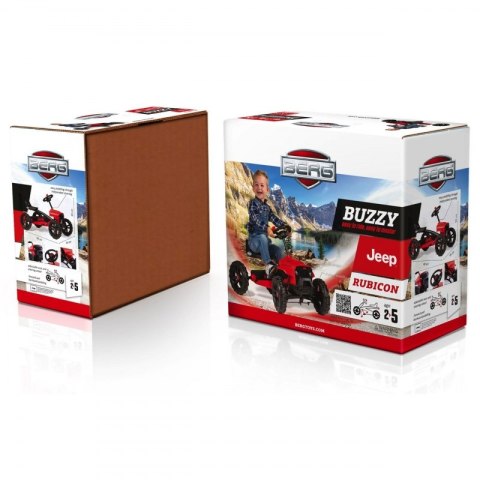 BERG Gokart na Pedały Buzzy Jeep Rubicon 2-5 lat do 30 kg BERG Gokart na Pedały Buzzy Jeep Rubicon 2-5 lat do 30 kg