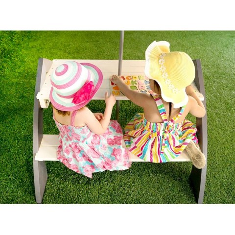 AXI Drewniany Wielofunkcyjny Zestaw Stół + Ławeczki + Parasol AXI Drewniany Wielofunkcyjny Zestaw Stół + Ławeczki + Parasol