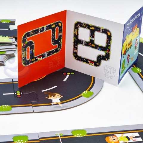 TOOKY TOY Droga Puzzle dla Dzieci Autostrada Makieta 21 el. Certyfikat FSC