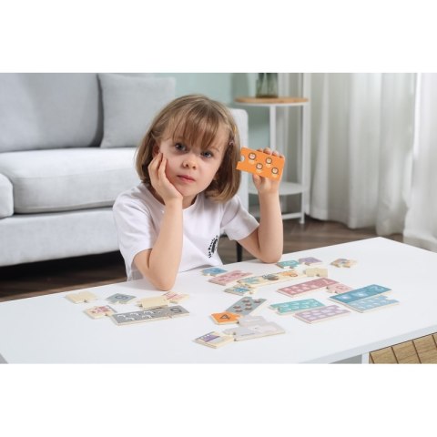 VIGA PolarB Drewniane Puzzle Numeryczne Cyferki Montessori