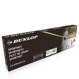 Siatka sportowa do siatkówki badmintona Dunlop 609x220cm