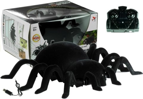 DUŻY PAJĄK ZDALNIE STEROWANY TARANTULA RC ŚWIECĄCE OCZY CHODZI PO ŚCIANIE