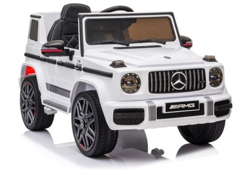 SAMOCHÓD NA AKUMULATOR AUTO MERCEDES G63 AMG BBH-002 PILOT SKÓRA LED EVA