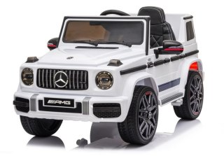 SAMOCHÓD NA AKUMULATOR AUTO MERCEDES G63 AMG BBH-002 PILOT SKÓRA LED EVA