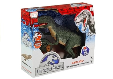 DINOZAUR ZDALNIE STEROWANY TYRANOZAUR REX RC PILOT DŹWIĘKI RUSZA GŁOWĄ