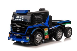 AUTO NA AKUMULATOR CIĘŻARÓWKA MERCEDES Z NACZEPĄ XMX622B LCD MP4 EVA SKÓRA LED