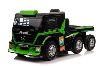 AUTO NA AKUMULATOR CIĘŻARÓWKA MERCEDES Z NACZEPĄ XMX622B LCD MP4 EVA SKÓRA LED