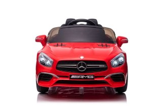 SAMOCHÓD NA AKUMULATOR AUTO MERCEDES SL65 S LAKIER MP4 LED PILOT KOŁA EVA SKÓRA MP3