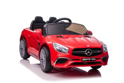 SAMOCHÓD NA AKUMULATOR AUTO MERCEDES SL65 S LAKIER MP4 LED PILOT KOŁA EVA SKÓRA MP3