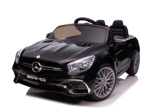 SAMOCHÓD NA AKUMULATOR AUTO MERCEDES SL65 S LED PILOT KOŁA EVA SKÓRA MP3