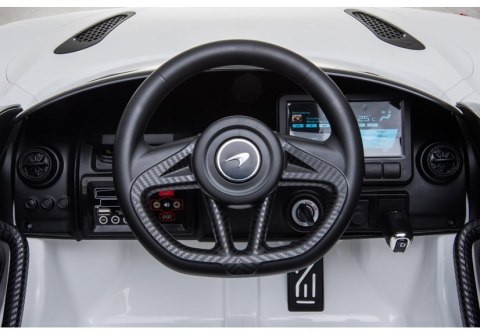 Auto na Akumulator McLaren 720S Biały Auto na Akumulator McLaren 720S Biały