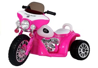 MOTOREK NA AKUMULATOR DLA DZIECI 1-3 LAT TRÓJKOŁOWY CHOPPER ŚWIATŁA JT568