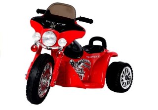 MOTOREK NA AKUMULATOR DLA DZIECI 1-3 LAT TRÓJKOŁOWY CHOPPER ŚWIATŁA JT568