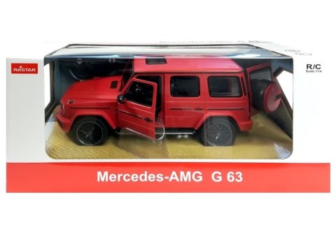 SAMOCHÓD ZDALNIE STEROWANY AUTO RC MERCEDES G63 1:14 RASTAR ŚWIATŁA PILOT 2.4G SAMOCHÓD ZDALNIE STEROWANY AUTO RC MERCEDES G63 1:14 RASTAR ŚWIATŁA PILOT 2.4G