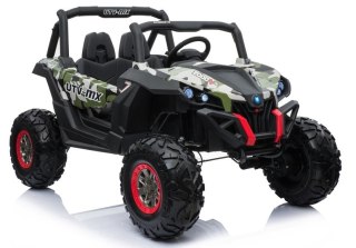 AUTO NA AKUMULATOR DLA 2 DZIECI JEEP XMX603 BUGGY 4X4 PILOT SKÓRA EVA LED MP3