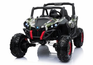 AUTO NA AKUMULATOR DLA 2 DZIECI JEEP XMX603 BUGGY 4X4 PILOT SKÓRA EVA LED MP3