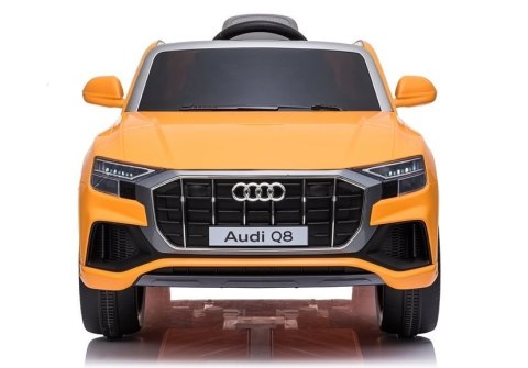 AUTO NA AKUMULATOR DLA DZIECKA AUDI Q8 JJ2066 LED KOŁA EVA PILOT SKÓRA MP3