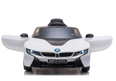 SAMOCHÓD NA AKUMULATOR DLA DZIECKA BMW I8 WOLNY START LED PILOT EVA SKÓRA