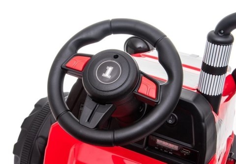 TRAKTOR NA AKUMULATOR DLA DZIECKA Z PRZYCZEPĄ POJAZD ELEKTRYCZNY LED RADIO TRAKTOR NA AKUMULATOR DLA DZIECKA Z PRZYCZEPĄ POJAZD ELEKTRYCZNY LED RADIO