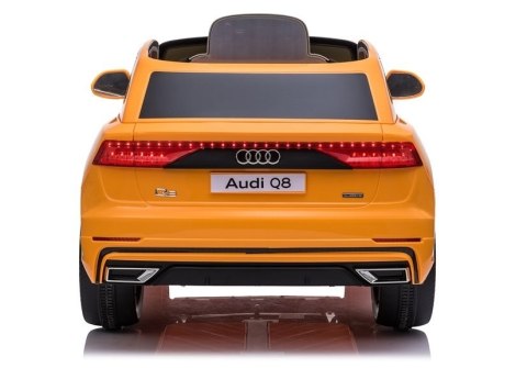 AUTO NA AKUMULATOR DLA DZIECKA AUDI Q8 JJ2066 LAKIER LED EVA PILOT SKÓRA MP3