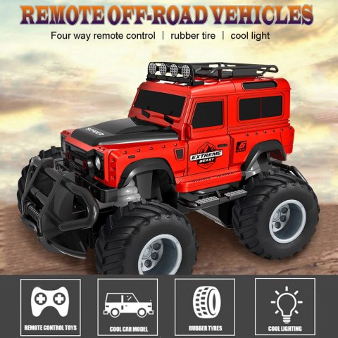 SAMOCHÓD AUTO ZDALNIE STEROWANY JEEP RC RAPTOR