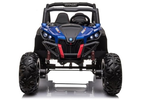 AUTO NA AKUMULATOR DLA 2 DZIECI JEEP XMX603 LAKIER BUGGY 4X4 PILOT SKÓRA EVA LED MP3