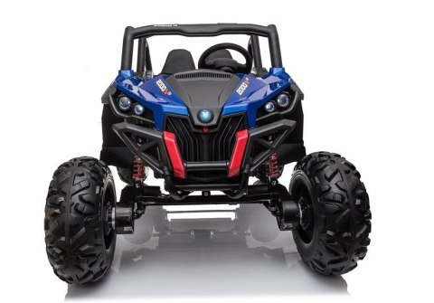 AUTO NA AKUMULATOR DLA 2 DZIECI JEEP XMX603 LAKIER BUGGY 4X4 PILOT SKÓRA EVA LED MP3