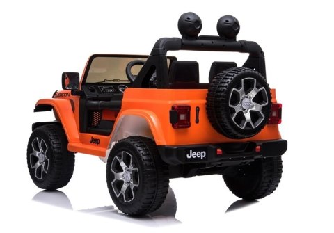 Auto na Akumulator Jeep Rubicon 4x4 Pomarańczowy Auto na Akumulator Jeep Rubicon 4x4 Pomarańczowy