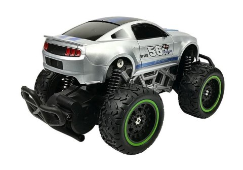 SAMOCHÓD ZDALNIE STEROWANY 1:24 AUTO RC MONSTER WYSOKIE KOŁA 6.5KM/H PILOT 2.4G