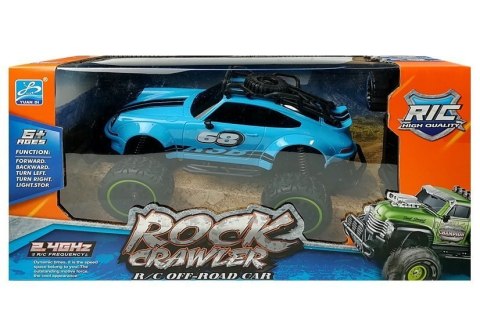 Auto Zdalnie Sterowane 1:18 RC Beetle 6.5 km/h Niebieskie 2.4G Duże Koła