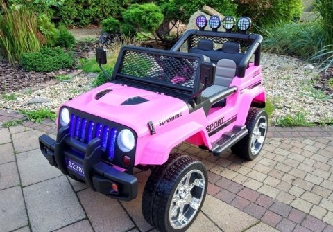 AUTO NA AKUMULATOR DŻIP JEEP S2388 SAMOCHÓD DLA DZIECKA 4X4 PILOT EVA SKÓRA LED RADIO AUTO NA AKUMULATOR DŻIP JEEP S2388 SAMOCHÓD DLA DZIECKA 4X4 PILOT EVA SKÓRA LED RADIO