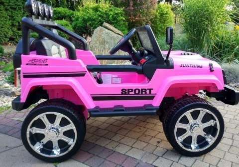 AUTO NA AKUMULATOR DŻIP JEEP S2388 SAMOCHÓD DLA DZIECKA 4X4 PILOT EVA SKÓRA LED RADIO AUTO NA AKUMULATOR DŻIP JEEP S2388 SAMOCHÓD DLA DZIECKA 4X4 PILOT EVA SKÓRA LED RADIO