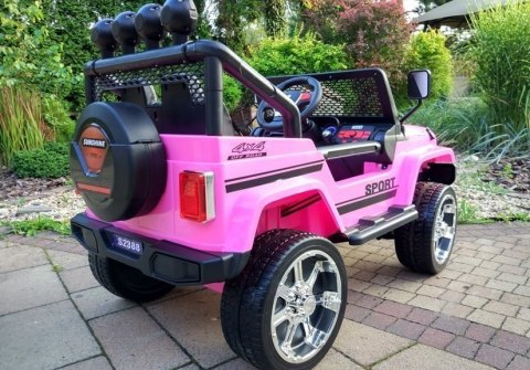 AUTO NA AKUMULATOR DŻIP JEEP S2388 SAMOCHÓD DLA DZIECKA 4X4 PILOT EVA SKÓRA LED RADIO AUTO NA AKUMULATOR DŻIP JEEP S2388 SAMOCHÓD DLA DZIECKA 4X4 PILOT EVA SKÓRA LED RADIO