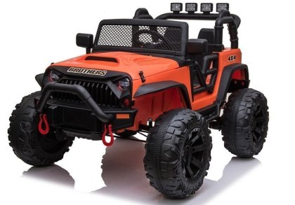 AUTO NA AKUMULATOR DŻIP JEEP DLA DZIECKA JC666 2X200W PILOT LED EVA SKÓRA MP3