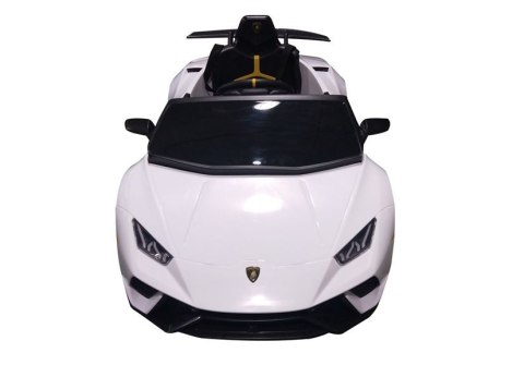 SAMOCHÓD NA AKUMULATOR LAMBORGHINI HURACAN 4X4 LED PILOT SKÓRA EVA RADIO BLUETOOTH