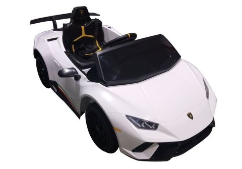 SAMOCHÓD NA AKUMULATOR LAMBORGHINI HURACAN 4X4 LED PILOT SKÓRA EVA RADIO BLUETOOTH