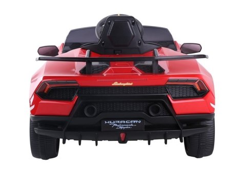 AUTO NA AKUMULATOR DLA DZIECKA LAMBORGHINI HURACAN 4X4 PILOT EVA SKÓRA RADIO