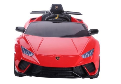 AUTO NA AKUMULATOR DLA DZIECKA LAMBORGHINI HURACAN 4X4 PILOT EVA SKÓRA RADIO