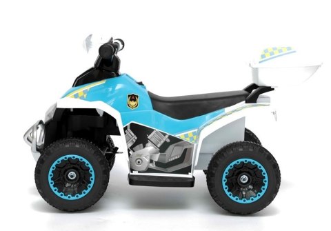 MINI QUAD NA AKUMULATOR SPORTOWY ELEKTRYCZNY DLA DZIECI KUFER LED POLICJA MINI QUAD NA AKUMULATOR SPORTOWY ELEKTRYCZNY DLA DZIECI KUFER LED POLICJA