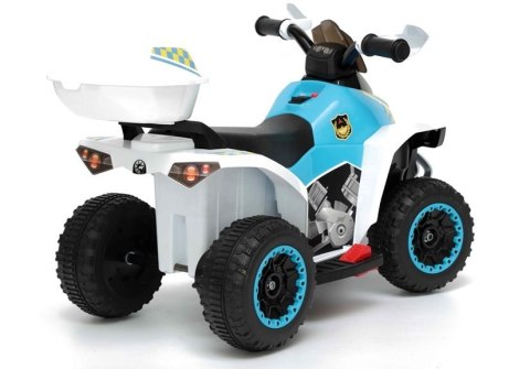 MINI QUAD NA AKUMULATOR SPORTOWY ELEKTRYCZNY DLA DZIECI KUFER LED POLICJA MINI QUAD NA AKUMULATOR SPORTOWY ELEKTRYCZNY DLA DZIECI KUFER LED POLICJA