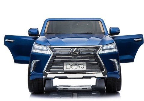 SAMOCHÓD NA AKUMULATOR DLA DZIECKA LEXUS DK-LX570 LAKIER 4X4 AMORTYZATORY PILOT SKÓRA EVA