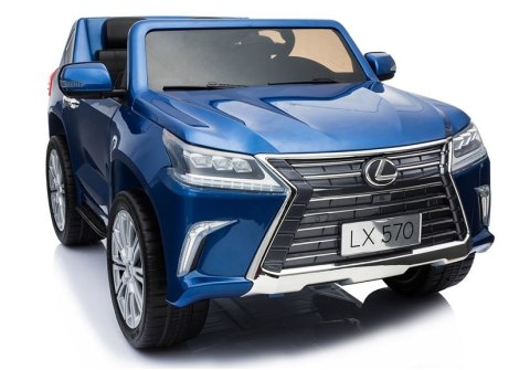 SAMOCHÓD NA AKUMULATOR DLA DZIECKA LEXUS DK-LX570 LAKIER 4X4 AMORTYZATORY PILOT SKÓRA EVA